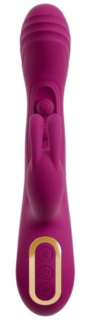 Javida 2F Vibrator Squirting - zaawansowany model z funkcją pulsacji, silikonowy, 22,5 cm
