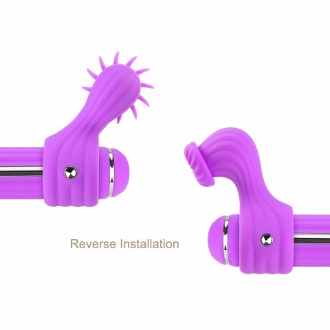 OTOUCH Magic Stick Violet - Wielofunkcyjny masażer z 3 nasadkami