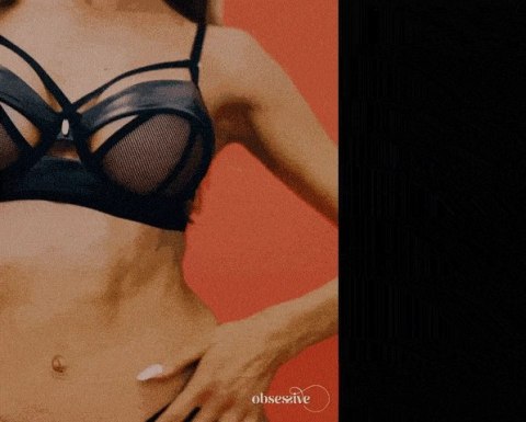 Obsessive Dominna Czarny Komplet Bielizny Damskiej dwuczęściowy M/L