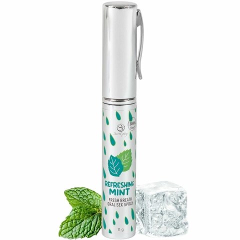 Secret Play Fresh Mint Spray do Ust i Gardła 11g Bez Cukru Vegan