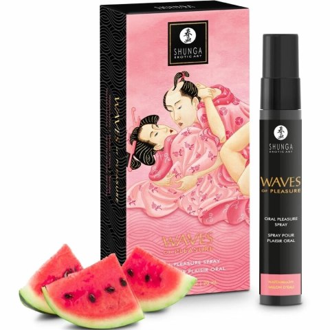 Shunga Waves Spray do Ust Arbuzowy 20ml - Odświeżający Aromatyczny Preparat