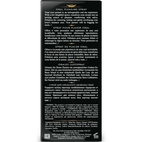 Shunga Waves Spray do Ust Arbuzowy 20ml - Odświeżający Aromatyczny Preparat