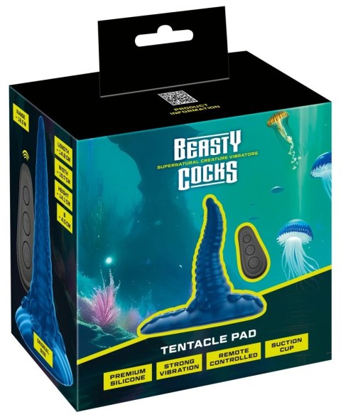 You2Toys Beasty Cocks Tentacle Pad silikonowy, 10 trybow, pilot