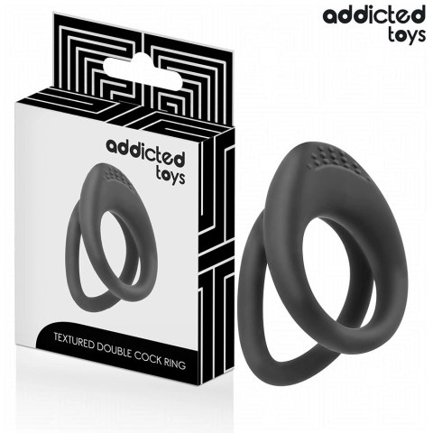 Addicted Toys Double Ring Teksturowany System Stabilizujący 72 mm