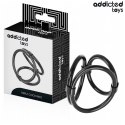 Addicted Toys Triple Ring - Elastyczny potrojny pierścień anatomiczny 3w1