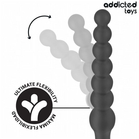 Addicted Toys masażer analny 24 cm z silikonu medycznego, progresywny