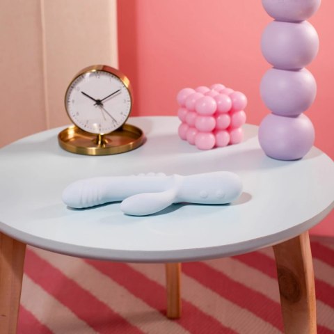 Good Vibes Only Sage potrojny stymulator silikonowy niebieski IPX7