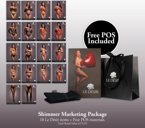 Le Desir Shimmer Zestaw Marketingowy - 18 modeli, 2 rozmiary