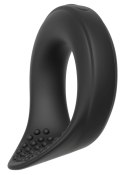 Rebel Pierścień Wibracyjny do Masażu z 10 Trybami, Silikonowy, Czarny