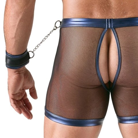 Svenjoyment Bondage Zestaw Męski XL Czarny z Niebieskimi Akcentami