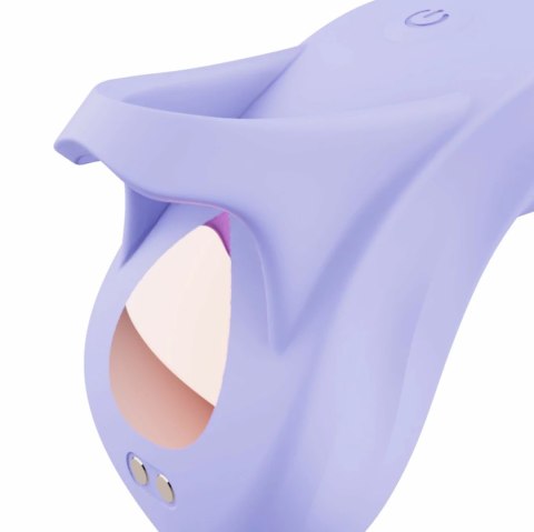 Teazers Finger Tapping Toy Purple - Kompaktowy Wibrator z Funkcją Stukania