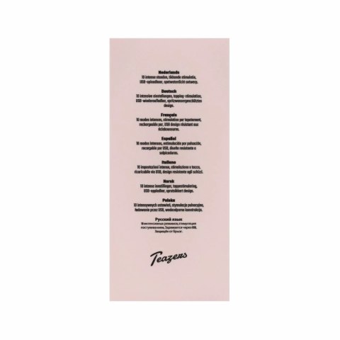 Teazers Finger Tapping Toy Purple - Kompaktowy Wibrator z Funkcją Stukania