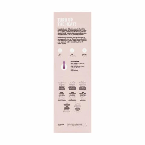 Teazers Heating Rabbit Violet - Wibrujący model z funkcją podgrzewania