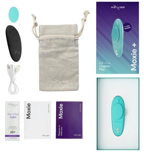 We-Vibe Moxie+ Aqua - bezprzewodowy stymulator intymny do bielizny