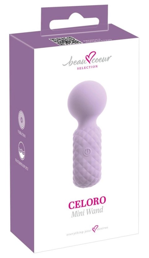Beau coeur Celoro Mini Wand masażer kompaktowy 10 trybow wodoodporny