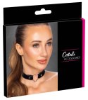 Cottelli Accessories Choker Serca Czarny Regulowany 31-42cm