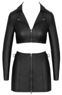 Cottelli PARTY komplet klubowy top i mini spodnica czarny XL