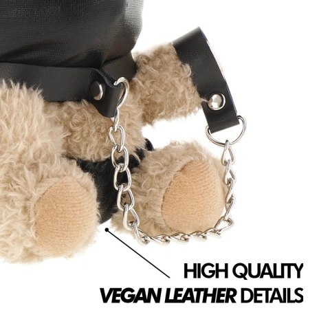 Fetish Submissive Momo Pluszowy Miś Kolekcjonerski z Kapturem 14 cm