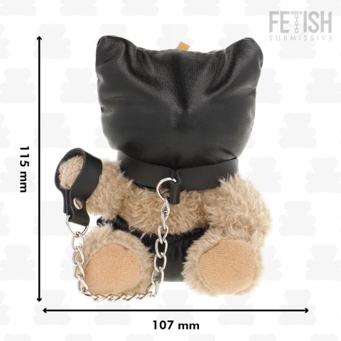 Fetish Submissive Momo Pluszowy Miś Kolekcjonerski z Kapturem 14 cm