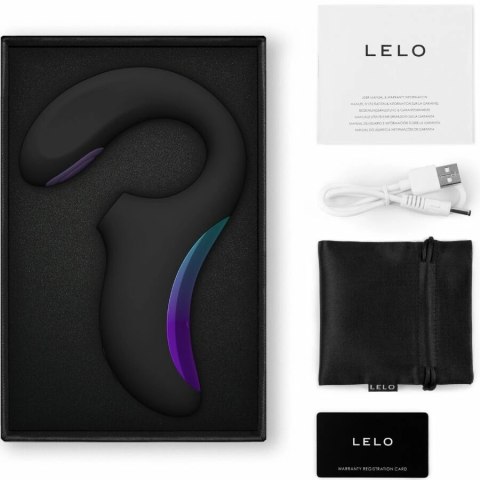 LELO ENIGMA Czarny - Podwojny Stymulator Soniczny, 8 Trybow, App Control