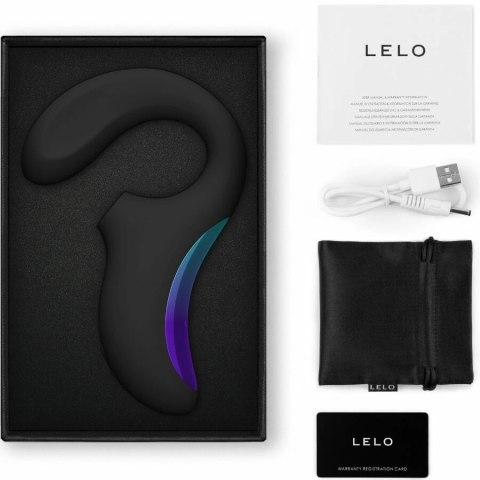 LELO ENIGMA Wave Czarny - Intymny masażer soniczny z technologią WaveMotion