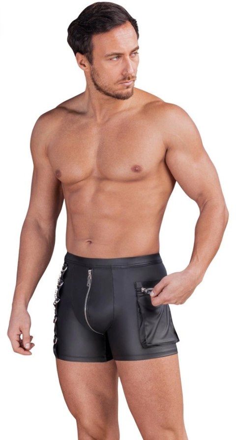 NEK Spodnie męskie L matowe z łańcuchami i kieszenią cargo