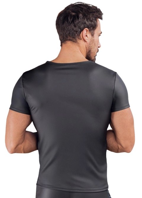 NEK koszulka męska 2XL czarna z niebieskimi akcentami, siateczka