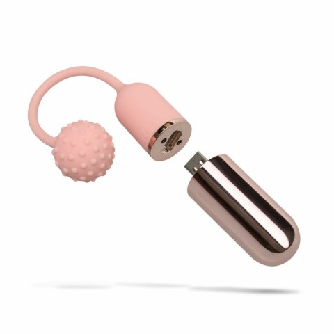 Sway Vibe Light Pink - Intymna kula wibrująca, 9 trybow, silikonowa, USB