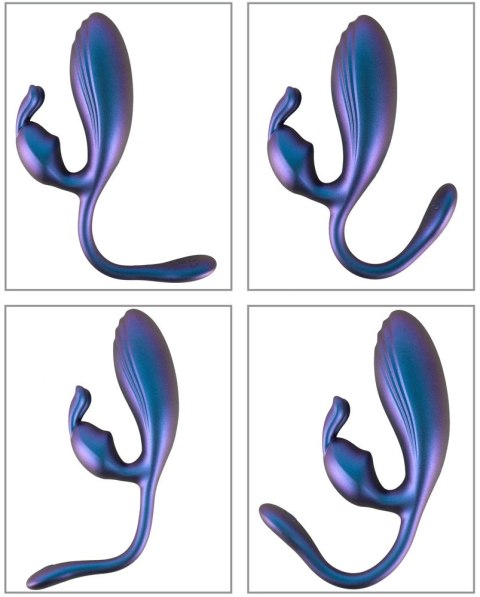 Sweet Smile Metallic Double System - elastyczny silikonowy model 22,5 cm