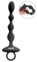 ANOS Flexible Beads model z 2 silnikami i 10 trybami wibracji, czarne