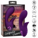 CalExotics Heartbreaker Huntington Beach - Stymulator fioletowy z funkcją ssania