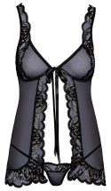 Kissable Babydoll S/M - Elegancka Koronkowa Koszulka z Stringami