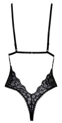 Kissable Body Lace L/XL czarne koronkowe body z regulacją