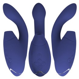 Womanizer Duo 2 Blue - Innowacyjny model z technologią powietrzną, silikonowy