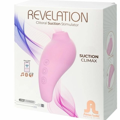 Adrien Lastic Revelation Pink - Intymny stymulator falowy z aplikacją, rożowy