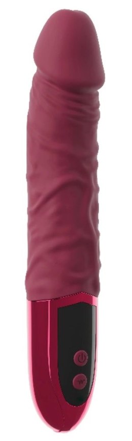 Beau coeur Varelo Natural Vibrator czerwony, 23 cm, 12 trybow