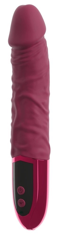 Beau coeur Varelo Natural Vibrator czerwony, 23 cm, 12 trybow