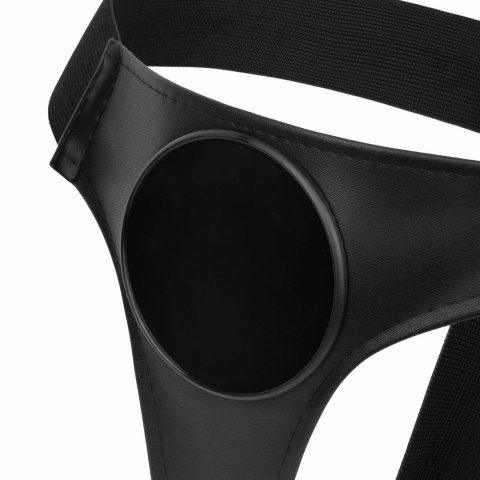 Fetish Collection Uprząż Regulowana z Przyssawką Czarna