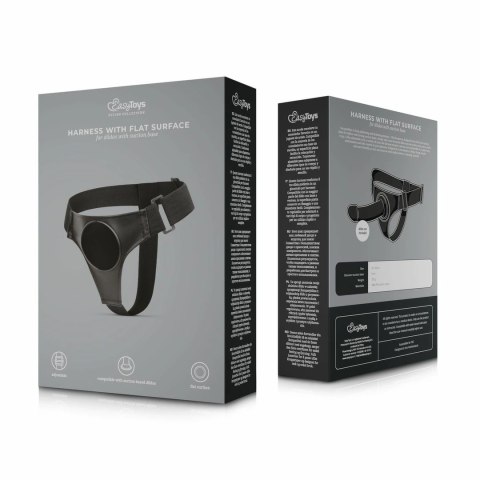 Fetish Collection Uprząż Regulowana z Przyssawką Czarna