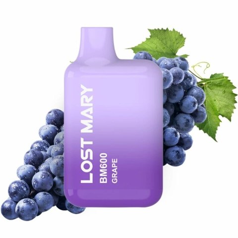 Lost Mary BM600 Grape - Jednorazowy inhalator nikotynowy 2% 600 zaciągnięć