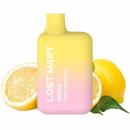 Lost Mary BM600 Jednorazowy Inhalator Rożowa Lemoniada 2% 600 zaciągnięć