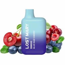 Lost Mary BM600 Jednorazowy Vaper 2% 600 zaciągnięć Niebieski Razz Wiśniowy