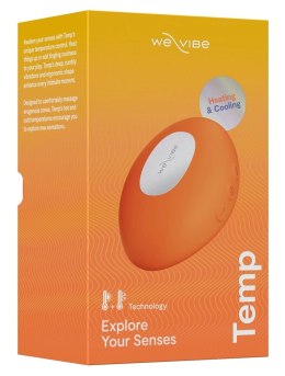 We-Vibe Temp Tangerine - kompaktowy model z funkcją ciepła i chłodzenia