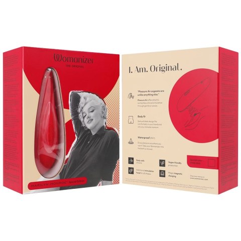 Womanizer Classic 2 Marilyn Monroe Vivid Red - urządzenie z technologią powietrza