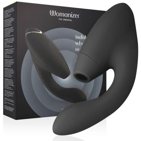Womanizer Duo 2 Czarny - System podwojnej stymulacji, wodoodporny
