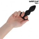 Addicted Toys Korek Anatomiczny L 11,7 cm silikonowy czarny