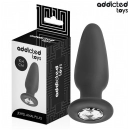 Addicted Toys Korek Anatomiczny z Ozdobą M 10,4 cm silikonowy