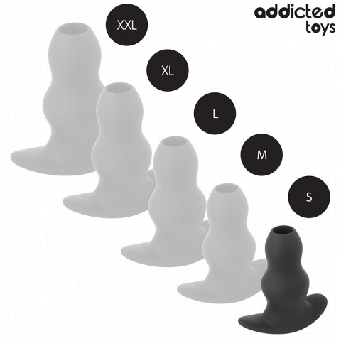Addicted Toys Korek Hollow S 7,3 cm - silikonowy, pusty, ergonomiczny