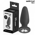 Addicted Toys Korek anatomiczny S 8,8 cm z ozdobnym kryształem