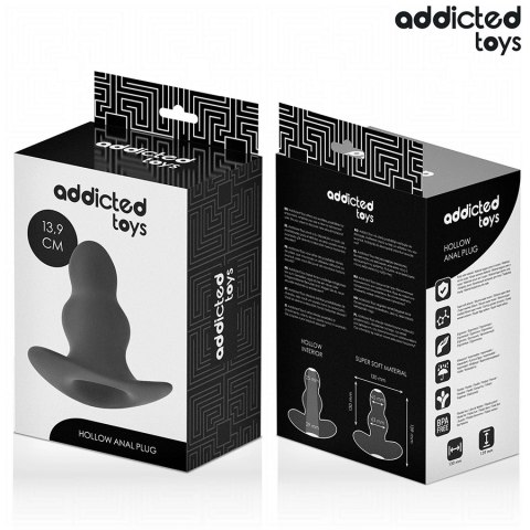 Addicted Toys - Korek anatomiczny pusty XL 13,9 cm silikon medyczny
